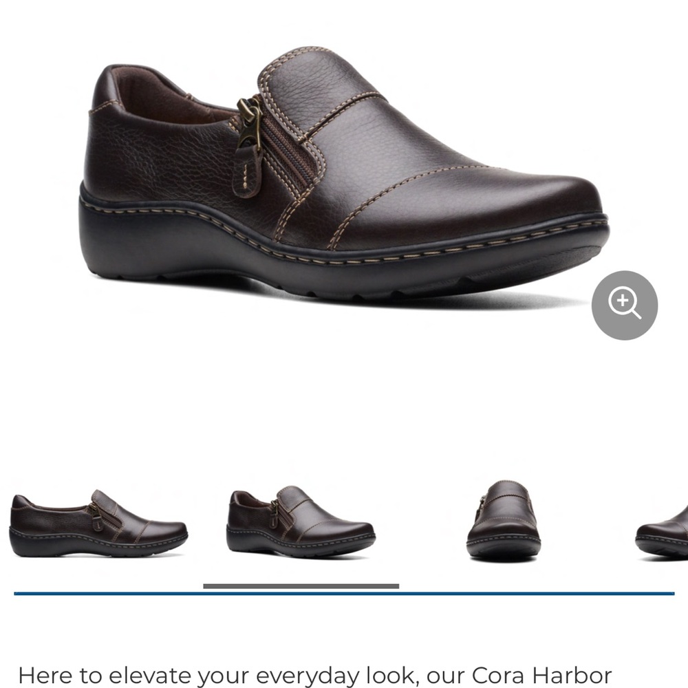 1 pair Clarks Shoes EUC size 10